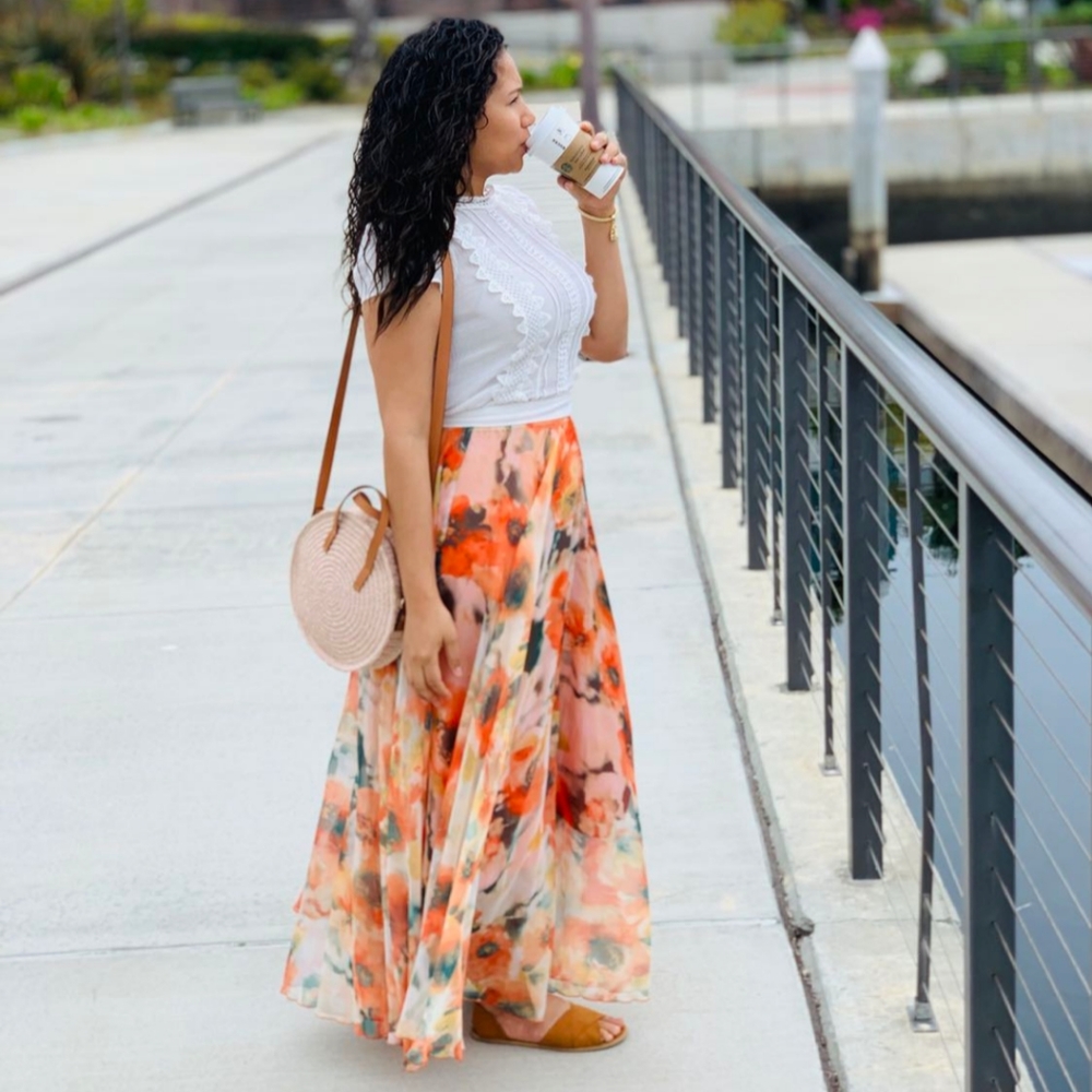Orange Blossom Skirt